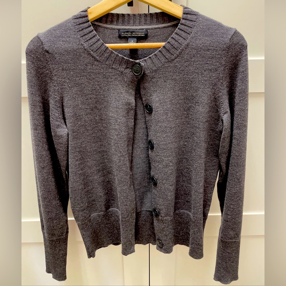 EUC Extra Fine Merino Cardigan. Love this versatile layer!